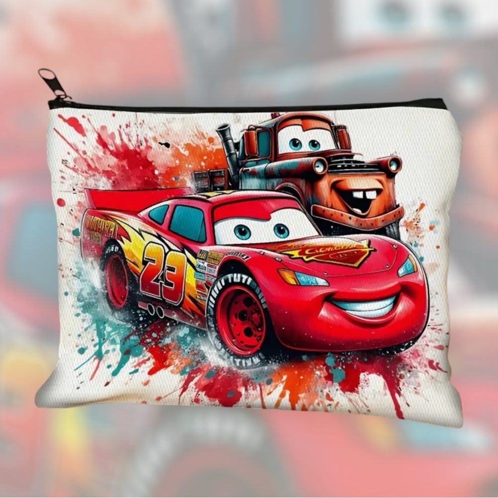 NIB Disney Cars Cosmetic Bag